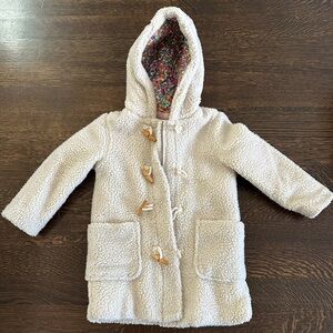 Mini Boden 5/6 Jacket with floral lining. Excellent Used Condition.